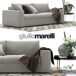 3D model Epika sofa by Gulio Marelli