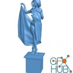 3D model Posing with towel – 3D Print