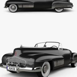 3D model Car Buick Y-Job concept 1938 Hum 3D