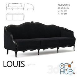 3D model Sofa LOUIS