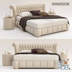 3D model Classic bed Windsor