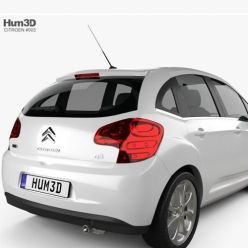 3D model Citroen C3 2010 Hum 3D