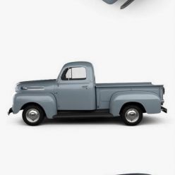 3D model Ford F-1 Pickup 1948