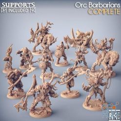 3D model Orc Barbarians – 3D Print