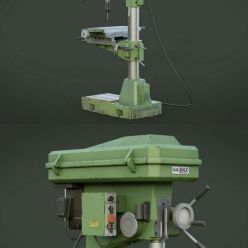 3D model Drill Press PBR