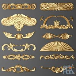 3D model Set stucco 05