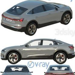 3D model Audi e-tron Sportback