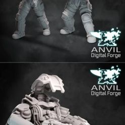 3D model Anvil Digital Forge - Recon Drop Troopers – 3D Print