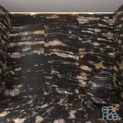 3D model Magic black marble