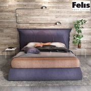 3D model Modern bed Parker by Felis