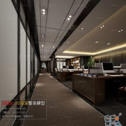 3D model Office meeting reception A005