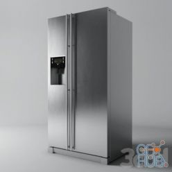 3D model Modern fridge Samsung RSA1UTMG