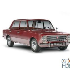 3D model Classic car VAZ 2101 «Lada»
