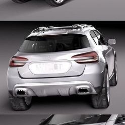 3D model Mercedes Benz GLA Concept 2013