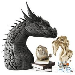 3D model Dragon sculpt