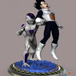 3D model Freezer vs Vegeta – 3D Print