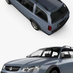 3D model Holden Adventra LX6 (VZ) 2005