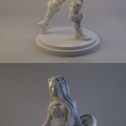 3D model Sif Norse Goddess