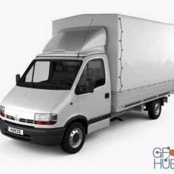 3D model Renault Master Pickup 1997