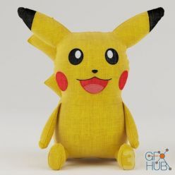 3D model Pikachu