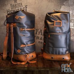 3D model Buffalo Jackson Dakota Vintage Backpack Bag (max, obj)