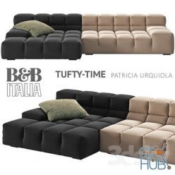 3D model Sofa TUFTY-TIME by B&B Italia