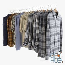 3D model Collection Shirts
