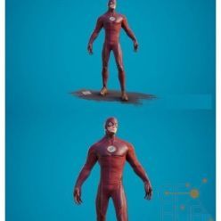 3D model Flash character 3D Model