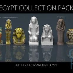 3D model Cubebrush – 3d Egypt Collection Pack