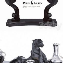 3D model Ralph Lauren mayfair scroll console Eichholtz Cheetah