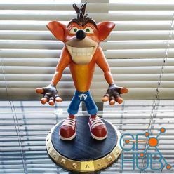 3D model Crash Bandicoot Washed – 3D Print