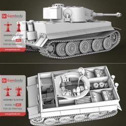 3D model Tiger I Tank – 3D Print