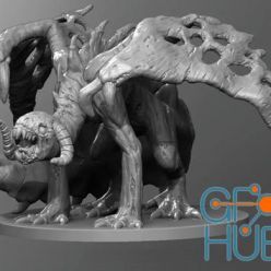 3D model ﻿Zombie Dragon – 3D Print