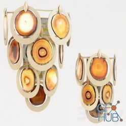 3D model Corbett Rockstar Wall Sconce