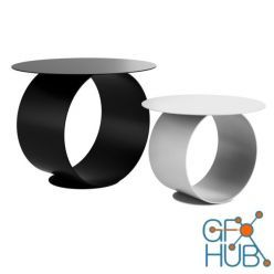 3D model Metodo Round Coffee Table by MDF Italia