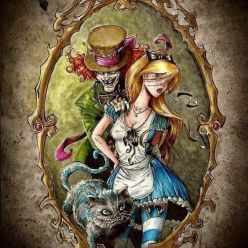 3D model Dark Alice in Wonderland