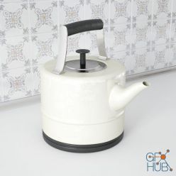 3D model White kettle