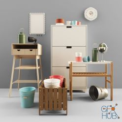 3D model A set of 2 IKEA