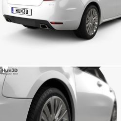 3D model Car Peugeot 508 saloon 2011