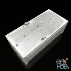 3D model Acrylic hot tub Doctor Jet Fortunata