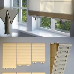 3D model Roman blinds # 2