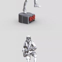 3D model Angus Young – ACDC – 3D Print