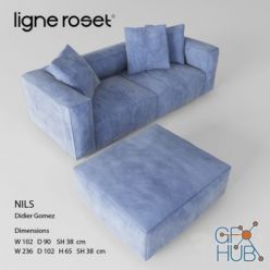 3D model Nils sofa by Ligne Roset