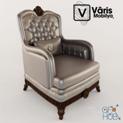 3D model Clasic armchair4