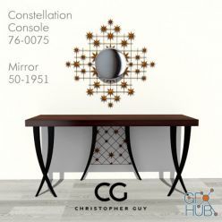 3D model Christopher Guy Console and Mirror