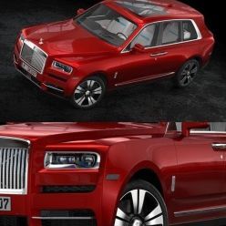 3D model Rolls-Royce Cullinan 2019