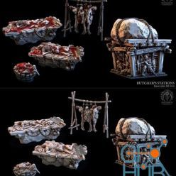 3D model Butcher's Stations – 3D Print