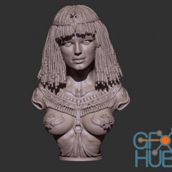3D model Cleopatra bust