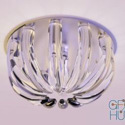 3D model Glass chandelier (max, obj)