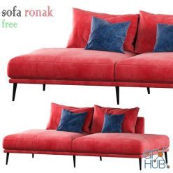 3D model Sofa Ronak